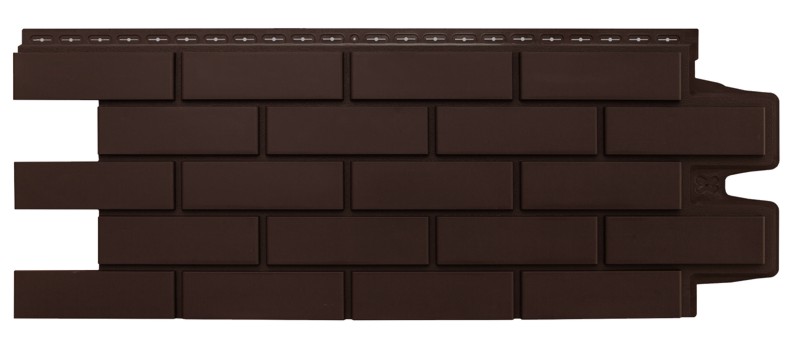 Фасадная панель Клинкерный кирпич Classic (Стандарт) Шоколадный Grand Line
